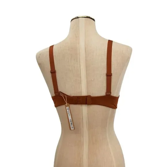 Skims No Show Molded Unlined Demi Bra Bronze Underwire NWT Size 36A - Picture 8 of 11